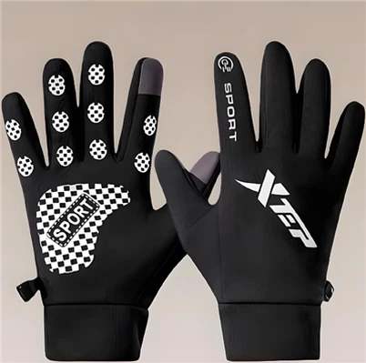 Viiden sormen fleecevuoratut kalastushanskat