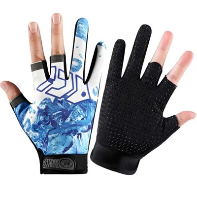 Fleecevuoratut kolmen sormen vaellushanskat